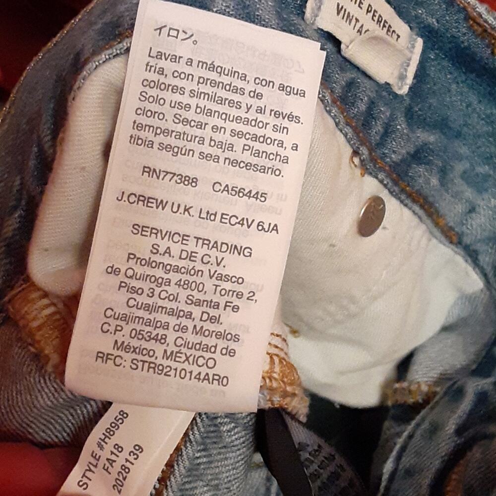 MADEWELL The Perfect Vintage Jean in Fitzgerald Wash 22 - Picture 6 of 14